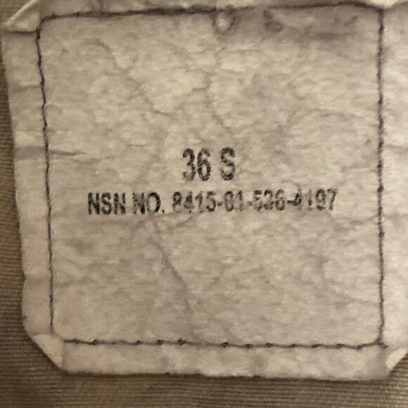 BDU camouflage top's size 36small - Picture 3 of 6